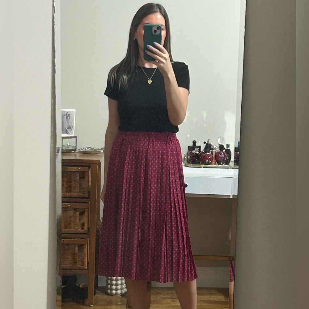 Pleated BR midi skirt - Picture 1 of 4